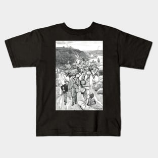 Victorian gold rush, Victoria, Australia Kids T-Shirt